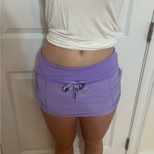 Athletic Purple Mini Skort